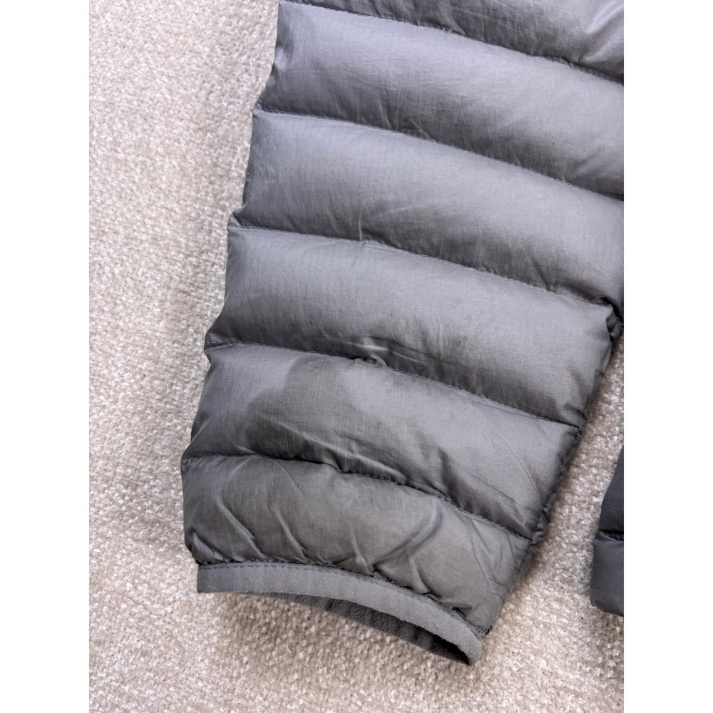 Patagonia Mens Down Sweater Jacket Gray Puffer Full Zip Quilted Large 84674 - Picture 8 of 10